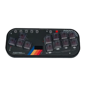 Контроллер мини-хитбокса SOCD Fightstick, игровой контроллер, боевой джойстик для ПК с портом Type-C.
